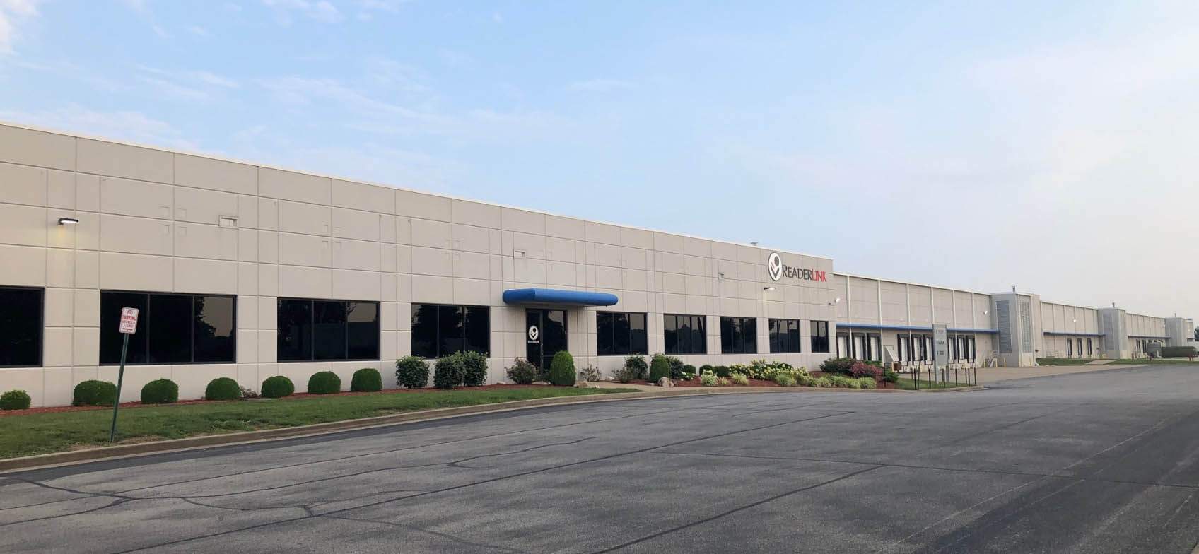 Exterior of ReaderLink Midwest Publishing Distribution Center